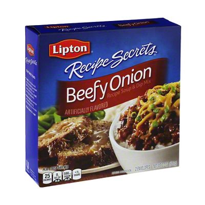 Lipton Recipe Secrets Soup and Dip Mix Beefy Onion, 2.2 oz Central