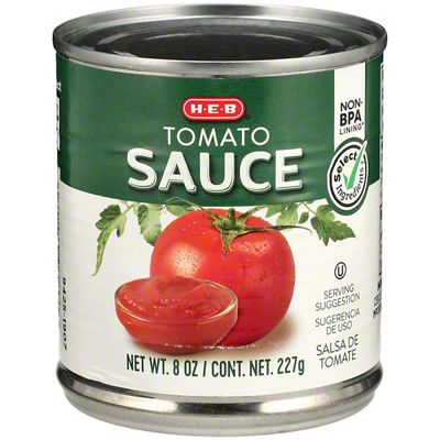 H-E-B Select Ingredients Tomato Sauce, 8 Oz – Central Market