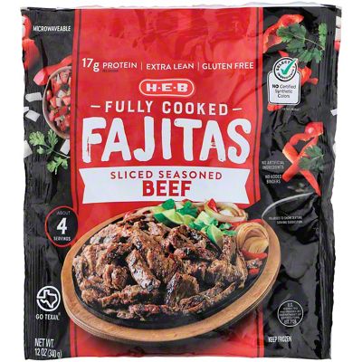 H-E-B Select Ingredients Fully Cooked Beef Fajitas, 12 Oz – Central Market