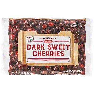 H-E-B No Sugar Added Dark Sweet Cherries, 16 Oz – Central Market