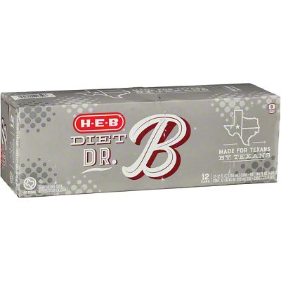 H-E-B Dr. B Diet Soda 12 Oz Cans, 12 Pk – Central Market