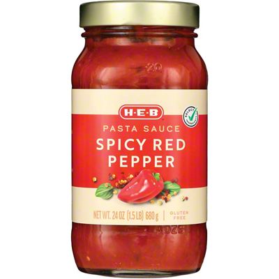 H-E-B Spicy Red Pepper Pasta Sauce, 24 Oz – Central Market