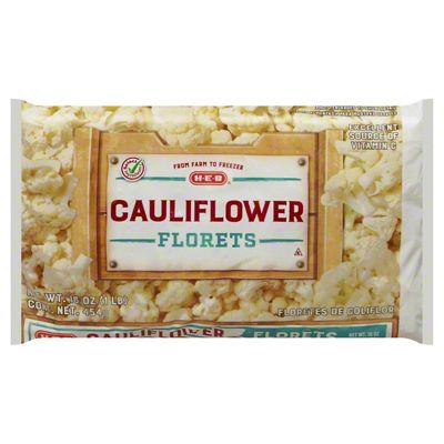 H-E-B Frozen Cauliflower Florets, 16 Oz | Central Market - Really Into Food