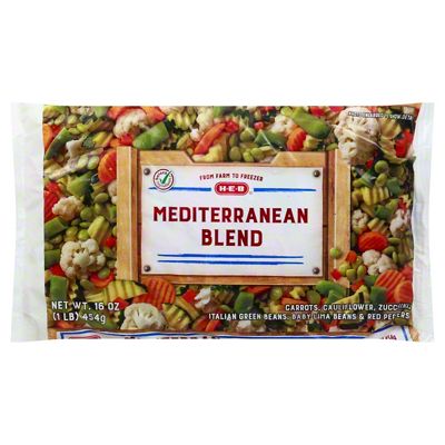 H-E-B Frozen Vegetables - Mediterranean Blend, 16 Oz | Central Market ...