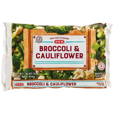 H-E-B Frozen Broccoli & Cauliflower, 16 Oz | Joe V's Smart Shop | Low ...