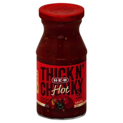 H-E-B Thick N' Chunky Hot Salsa, 16 Oz | Joe V's Smart Shop | Low ...