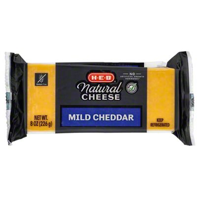 H-E-B Mild Cheddar Cheese, 8 Oz | Joe V's Smart Shop | Low Prices ...