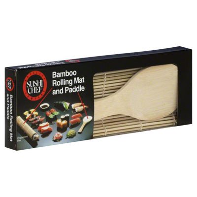 BamBoo Sushi Roller Mat & Rice Paddle Set ( Sushi Mst & Rice Spoon ) 9 –  K-Big Store