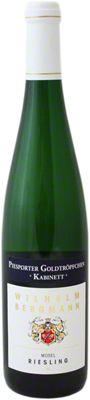 Bergmann Piesporter Goldtropfchen Kabinett Riesling, 750 ML | Central ...