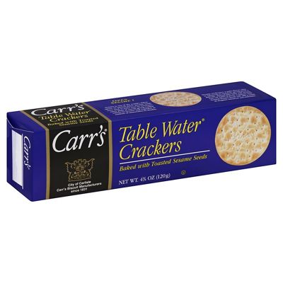 Carr's Toasted Sesame Seed Table Water Crackers, 4.25 oz | Central ...