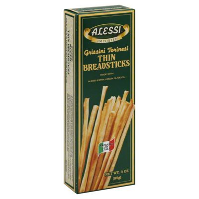Alessi Thin Grissini Torinesi Breadsticks, 3 OZ