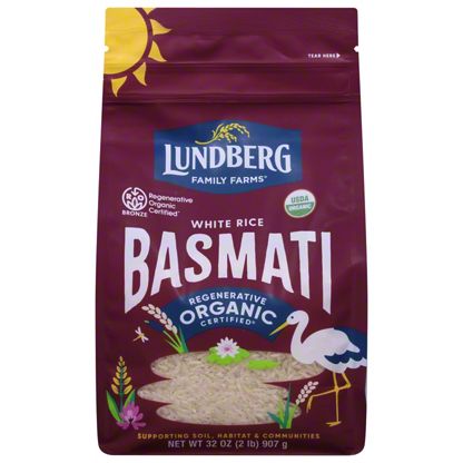 Lundberg Organic California White Basmati Rice, 32 oz ...