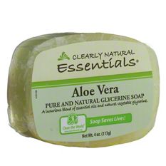 Clearly Natural Essentials Aloe Vera Glycerin Soap, 4 oz