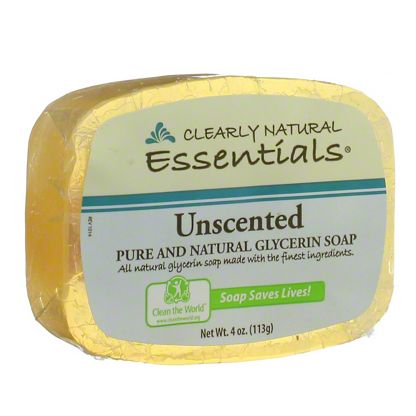 Clearly Natural Unscented Pure And Natural Glycerine Soap 4 Oz Central Market