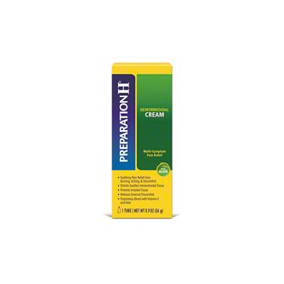 Preparation H Maximum Strength Pain Relief Hemorrhoidal Cream with Aloe ...