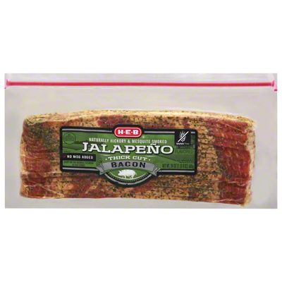 H-E-B Premium Thick Cut Jalapeno Bacon, 24 Oz | Central Market - Really ...