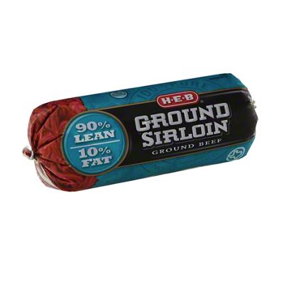 H-E-B Ground Beef Sirloin 90% Lean, 1 Lb | Joe V's Smart Shop | Low ...