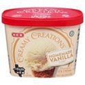 H E B Creamy Creations Homemade Vanilla Ice Cream 1 2 gal Joe