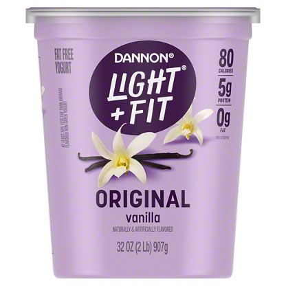 Dannon Light & Fit Non-Fat Vibrant Vanilla Yogurt
