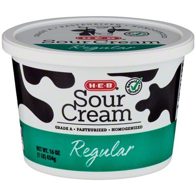 H-E-B Regular Sour Cream, 16 oz | Central Market - Really Into Food