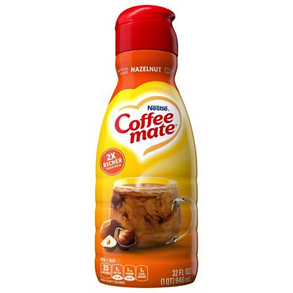 Nestle Coffee Mate Hazelnut Liquid Coffee Creamer, 32 oz ...