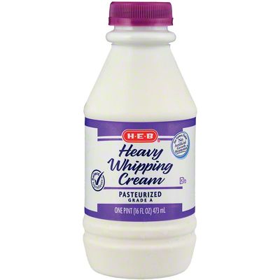 H-E-B Heavy Whipping Cream, 16 oz | Central Market - Really Into Food