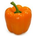 Fresh Orange Bell Peppers