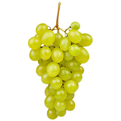 Fresh Organic White Seedless Grapes