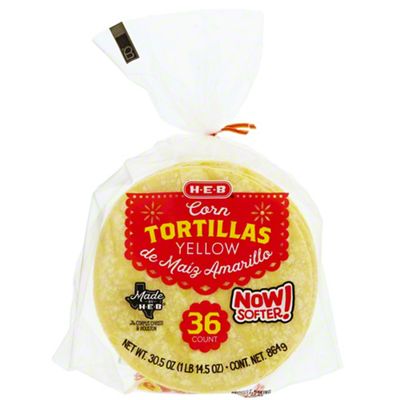 H-E-B Yellow Corn Tortillas, 36 Ct | Joe V's Smart Shop | Low Prices ...