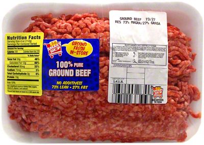 Joe V's Ground Beef 73% Lean | Joe V's Smart Shop | Low Prices