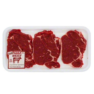 H E B Beef Chuck Eye Steak Boneless USDA Select Joe V S Smart Shop   000371583 1