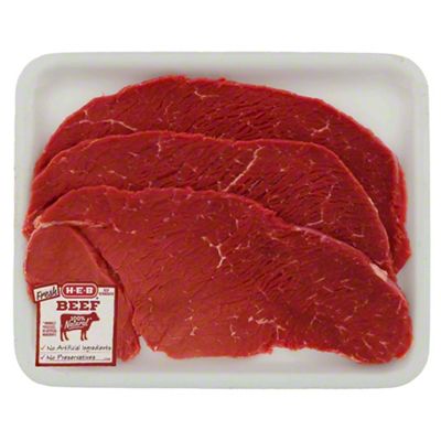 H-E-B Beef Top Round Steak Thin, USDA Select | Joe V's Smart Shop | Low ...