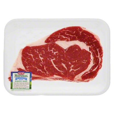 H-E-B Natural Beef Ribeye Steak Boneless Thick, USDA Choice | Joe V's ...