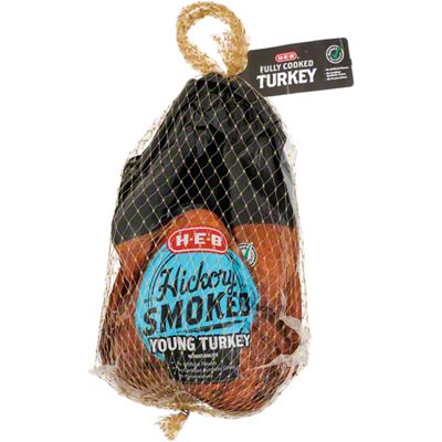 H-E-B Fully Cooked Hickory-Smoked Whole Young Turkey | Joe V's Smart ...