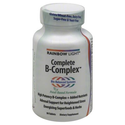 Rainbow Light Complete B-Complex Food Based Formula Tablets, 90 Ct ...