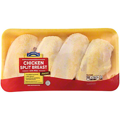 Hill Country Fare Bone In Split Chicken Breasts, Value Pack Hill Country Fare Bone In Split Chicken Breasts, Value Pack