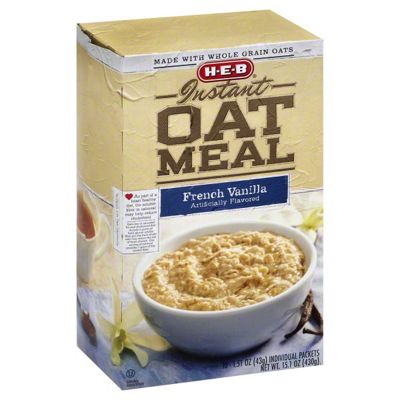 H-E-B Instant French Vanilla Oatmeal, 10 Ct – Central Market