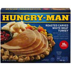 Hungry Man Roasted Turkey Frozen Meal 16 oz Joe V s Smart Shop Low Prices Quality Groceries