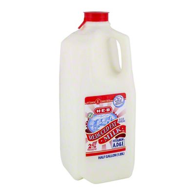 H-E-B Select Ingredients 2% Reduced Fat Milk, 1/2 Gal – Central Market