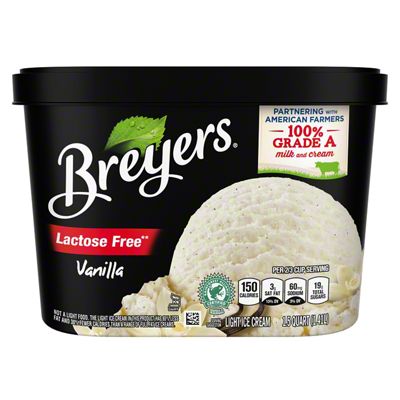 良品　icecream ブルゾン　MA-1 TYPE Breyers Lactose Free Vanilla Light Ice Cream, 1.5 qt | Joe