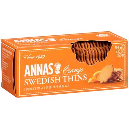 Annas Orange Swedish Thins Cookies, 5.25 oz – Central Market