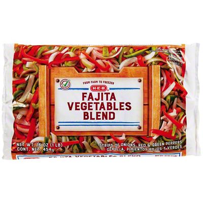 H-E-B Frozen Fajita Vegetables Blend, 16 oz | Joe V's Smart