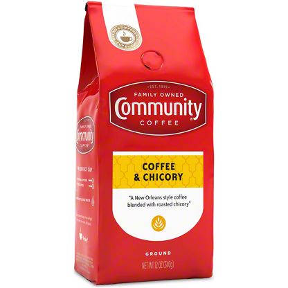 Community Coffee Coffee & Chicory Medium-dark Roast Ground Coffee, 12 Oz