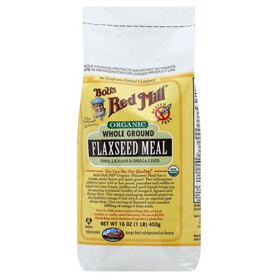 Bob S Red Mill Organic Whole Ground Flaxseed Meal Oz Central