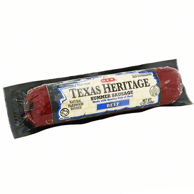 H-E-B Texas Heritage Beef Summer Sausage, 12 Oz | Central Market ...