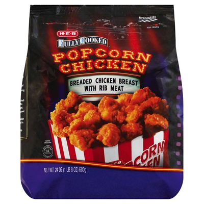 H-E-B Fully Cooked Popcorn Chicken, 24 Oz – Central Market