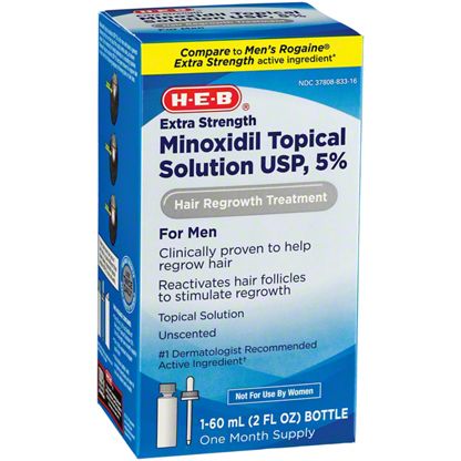 H E B Minoxidil For Men Extra Strength Hair Regrowth Treatment 2
