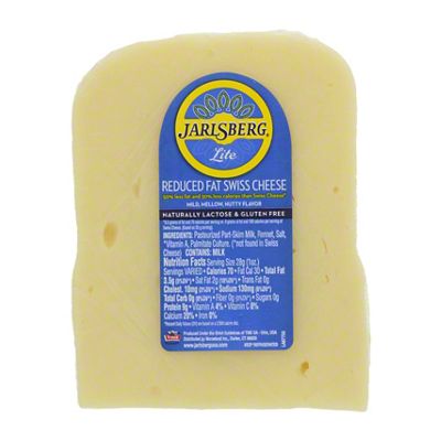 Jarlsberg Lite Reduced Fat Swiss Cheese – Central Market