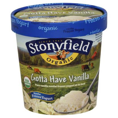 Stonyfield Organic Nonfat Frozen Yogurt Gotta Have Vanilla, 1.00 pt