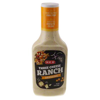 H-E-B Salad Dressing - Three Cheese Ranch, 16 oz | Joe V's Smart Shop ...